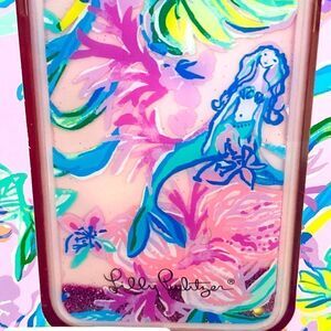 Lilly Pulitzer Mermaid in the Shade Apple iPhone Case Cover X/XS